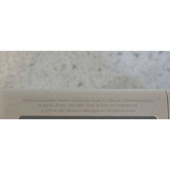 Apple AirPort Express Model A1264  Wi-Fi Base Station Apple - Picture 3 of 4